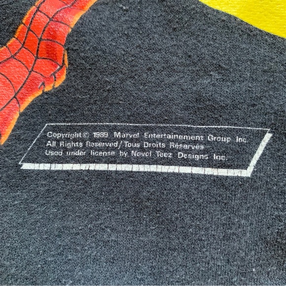 Vintage 1989 Spider-Man Crewneck Novel Teez - Picture 3 of 9
